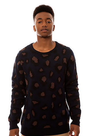 Boss x NBA Chicago Bulls Black Acrylic Virgin Wool Sweater